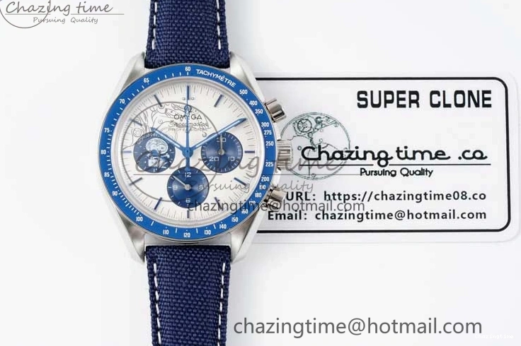 0816 QuickDry Speedmaster Professional “Silver Snoopy Award” 50th Anniversary GSF 1:1 Best Edition A7750(Mod) 7863